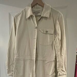 Sandy Liang Off-White Utility Jumpsuit